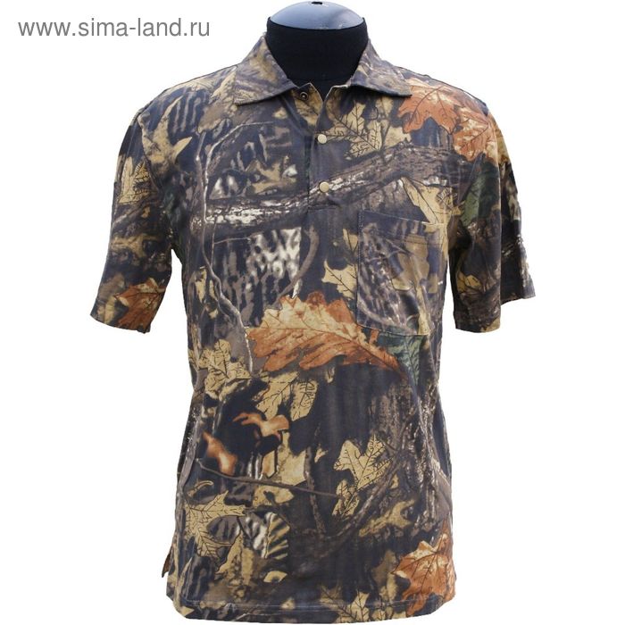 Рубашка с коротким рукавом, цвет лес, размер 46/170-176 см - Фото 1
