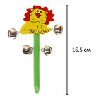 Погремушка с бубенцами "Звери", МИКС - Фото 2