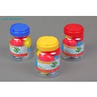 Жвачка для рук в яйце, попрыгун набор 6 шт по 10 гр., цвета микс + 6 формочек - Фото 2