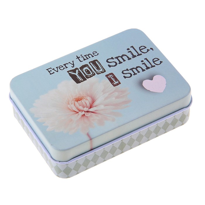 Шкатулка "Цветы" МИКС 9х6,5х3 см - Фото 1