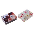 Шкатулка "Цветы" МИКС 9х6,5х3 см - Фото 4