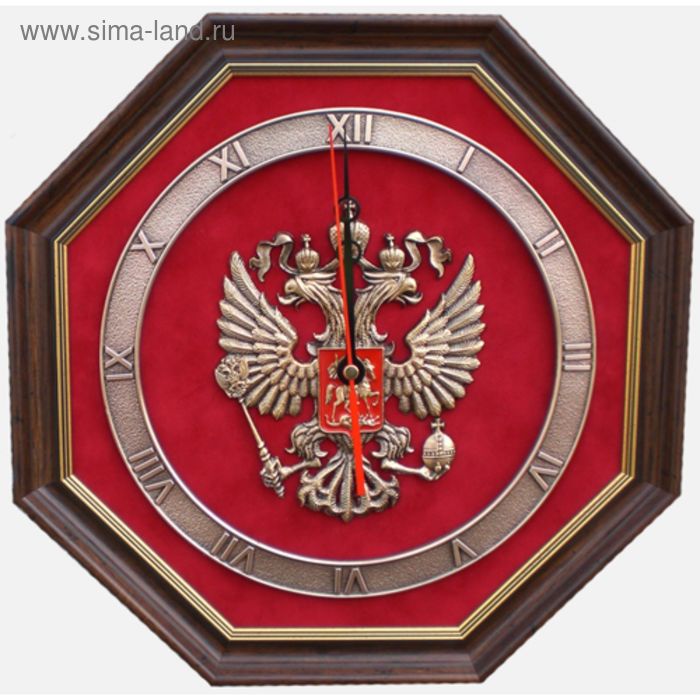 Настенные часы "Герб России" - Фото 1