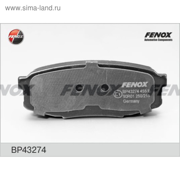 Тормозные колодки задние Fenox BP43274 - Фото 1