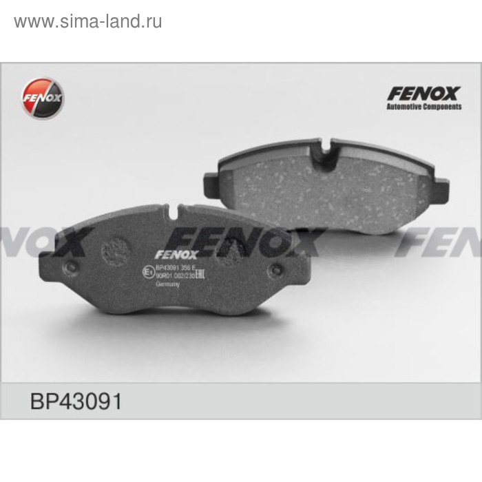 Тормозные колодки передние Fenox BP43091 - Фото 1
