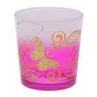 Набор стаканов 6 шт 250 мл, Цветные + бабочки, УЦЕНКА - Фото 2