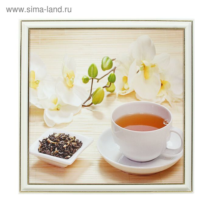 Картина "Зелёный чай" 33х33 см - Фото 1