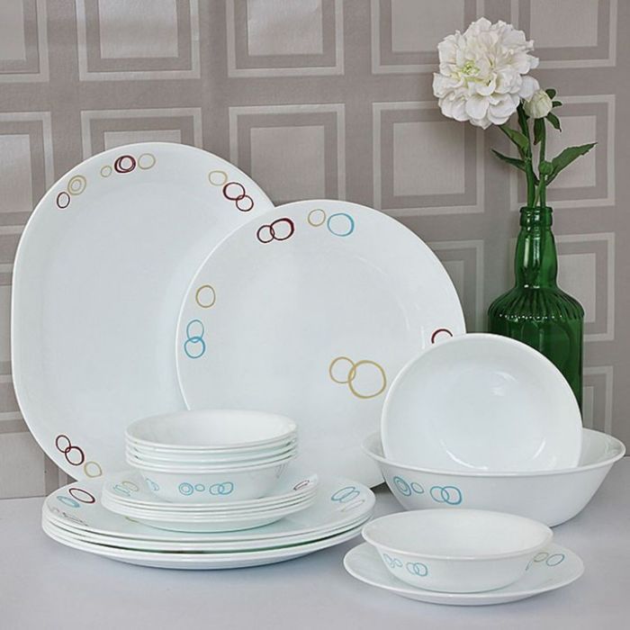 Набор посуды Circles, 12 предметов - фото 1908297396