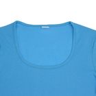 Футболка женская Р107288, цвет голубой, рост 158-164 см, р-р 46 - Фото 2