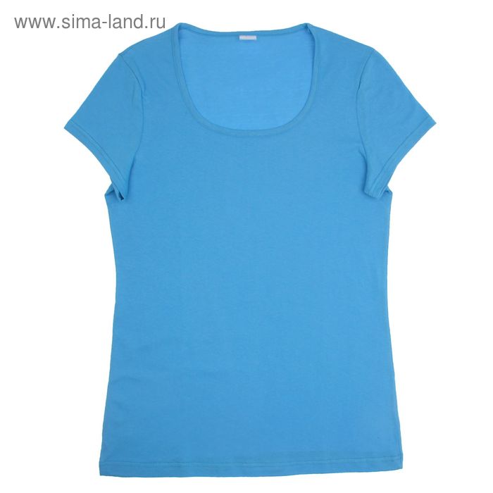 Футболка женская Р107288, цвет голубой, рост 170-176 см, р-р 44 - Фото 1
