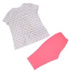 Пижама женская (футболка, бриджи) Р209225, цвет розовый, 158-164 см, принт Коты, р-р 50 - Фото 7