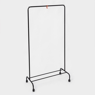 Вешалка - стойка для одежды «Радуга», 89.2×39×152 см, чёрная