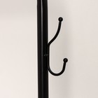 Стойка для одежды «Радуга», 89,2×39×154 см, цвет чёрный - Фото 4