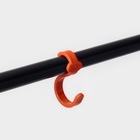 Вешалка - стойка для одежды «Радуга», 89.2×39×152 см, чёрная - Фото 4