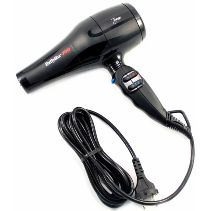 Фен BaByliss Pro Tiziano BAB6310RE, 2100 Вт, 2 скорости, 4 температурных режима, 2 насадки - фото 51697744