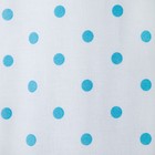 Постельное бельё "Этель" 2 сп. Голубая карамель, размер 175х215 см, 200х220 см, наволочка трансформер 70х70 (50х70 см) - 2 шт., поплин 125 г/м2 - Фото 4