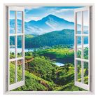 Фотообои К-115 «Вид из окна» (4 листа), 140 × 140 см - Фото 1