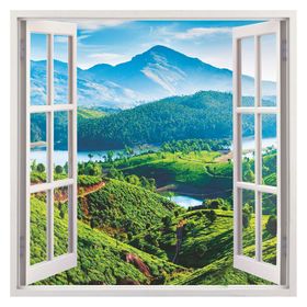 Фотообои К-115 «Вид из окна» (4 листа), 140 × 140 см