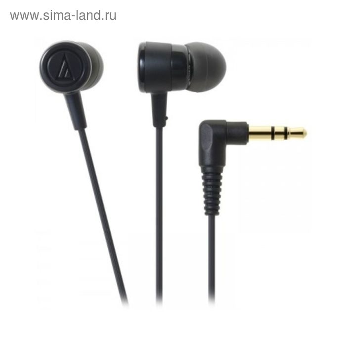 Наушники AUDIO-TECHNICA ATH-CKL 220 BK, вставные, черные - Фото 1