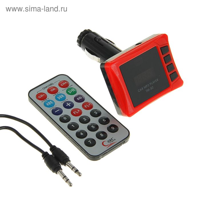 FM - трансмиттер TORSO, 12 В, USB/Mp3/WMA/SD/MicroSD/AUX, МИКС - Фото 1