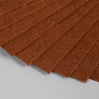 Фетр жёсткий "Кофе" 1 мм (набор 10 листов) формат А4 - Фото 4