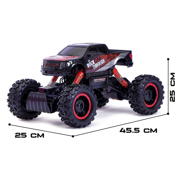 Машина радиоуправляемая «Джип-триал», световые эффекты, с аккумулятором, 1:14, полный привод 41412