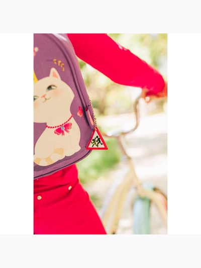 Светоотражающий элемент «Знак», двусторонний, 6×4.3 см, белый, красный