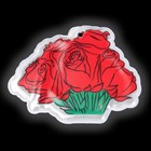 Светоотражающий элемент «Букет роз», 7 × 5,5 см, цвет красный/зелёный - Фото 3