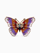 Брошь «Бабочка» мозаика малая, цветная в золоте - Фото 5