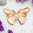 Брошь «Бабочка» мозаика малая, цветная в золоте - Фото 4