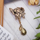 Брошь «Цветочная нежность», цветная в чернёном золоте - Фото 2