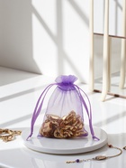 Мешочек подарочный, 7×9 см, фиолетовый - Фото 2