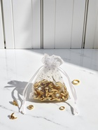 Мешочек подарочный «Звёзды с месяцем», 7×9 см, белый с серебром - Фото 2