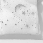 Мешочек подарочный «Звёзды с месяцем», 7×9 см, белый с серебром - Фото 7
