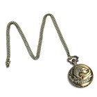 Часы карманные «Рыбалка», кварцевые, d=4.5 см, цепочка 80 см - Фото 4