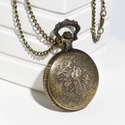 Часы карманные «Рыбалка», кварцевые, d=4.5 см, цепочка 80 см - Фото 3