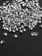 Стразы (набор 10 г, около 300 шт.), 5 мм, цвет белый №38 - Фото 3