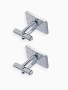 Запонки «Прямоугольник» с точечным нанесением, цвет серебро - Фото 4