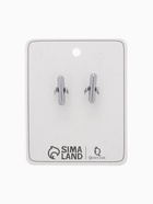 Запонки «Прямоугольник» с точечным нанесением, цвет серебро - фото 60881242