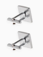 Запонки «Квадрат» объёмный, цвет серебро - Фото 3