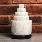 Соляной светильник "Пагода", цельный кристалл, 3-4 кг. цветной - Фото 2