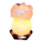 Соляной светильник "Роза", цельный кристалл, 3-4 кг, цветной - Фото 1