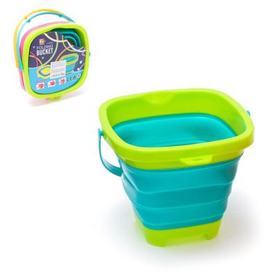 Ведро складное для песочницы, цвета МИКС
