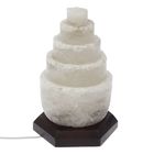 Соляной светильник "Пагода", цельный кристалл, 3-4 кг, цветной - Фото 2