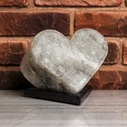 Соляной светильник "Сердце", цельный кристалл, 4-5 кг - Фото 2