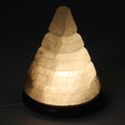 Соляной светильник "Конус", цельный кристалл - Фото 3
