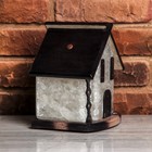 Соляной светильник "Домик", цельный кристалл, цветной, 5-6 кг, деревянный декор микс - Фото 3