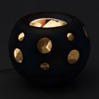 Соляной светильник "Шар-круги", керамика, микс - Фото 3