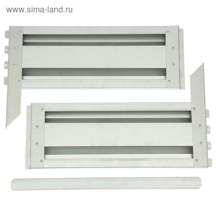 Бортики для сборных грядок оцинкованные, 50 × 19 см, 2 шт., GL 50