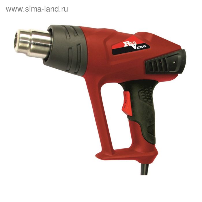 Фен промышленный RedVerg RD-HG200Di, 2000Вт, t 350/550°C, ЖК дисплей, 4 сопла в ком-те - Фото 1