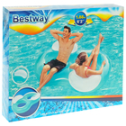 Круг-шезлонг для плавания, для двоих, 188 х 117 см, 43009 Bestway - Фото 3